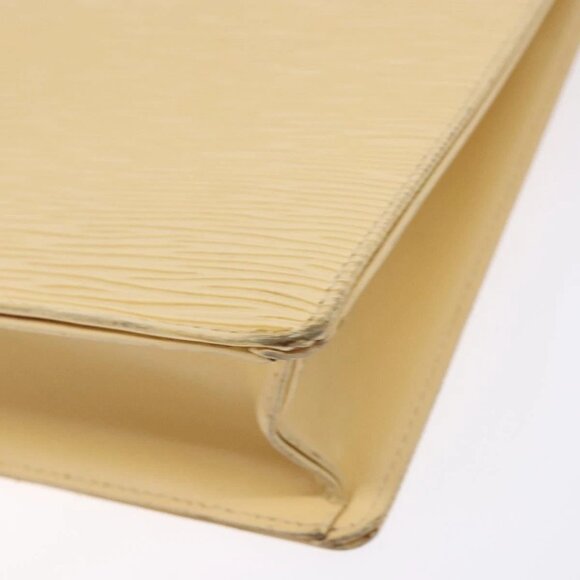 LOUIS VUITTON Epi Ramatuelle Shoulder Bag Cream Vanilla M5247A LV Auth ep9427 - Picture 4 of 16